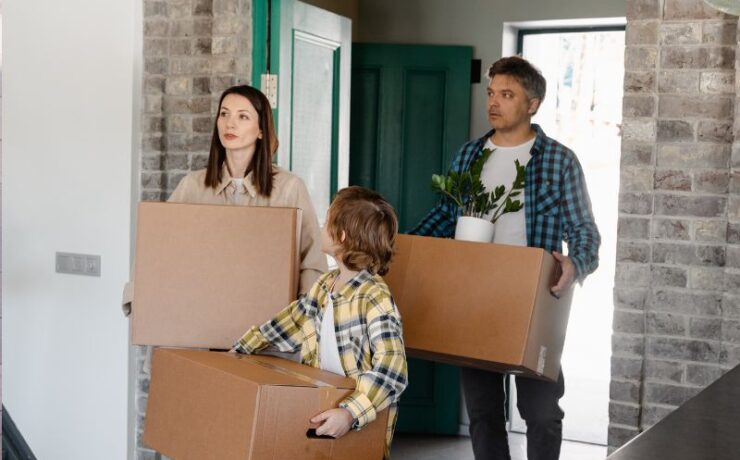 Do people usually hire movers when they are moving?