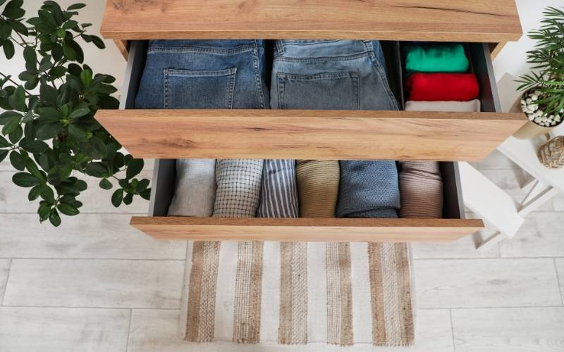 Will movers move dressers with clothes in them?
